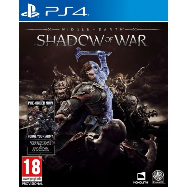 Игра Middle-Earth: Shadow of War за PS4 (безплатна доставка)